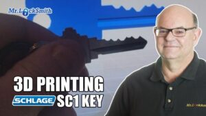 3D Printing Schlage SC1 Key Downtown Vancouver BC